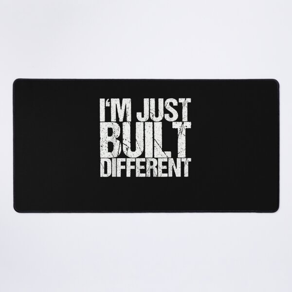 Item preview, I'm Just Built Different Vintage Retro Quote | Funny Motivational Graphic designed and sold by Gbriel3.