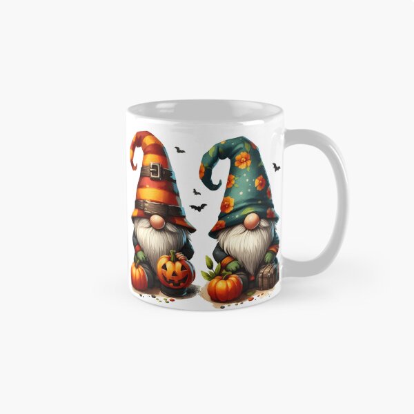 Item preview, Spooky Season Fall Gnomes Duo Illustration designed and sold by Lorraine Cozy Corner.