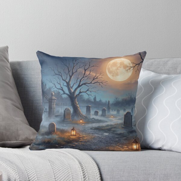 Item preview, Moonlit Old Graveyard designed and sold by RedPeaStudio.