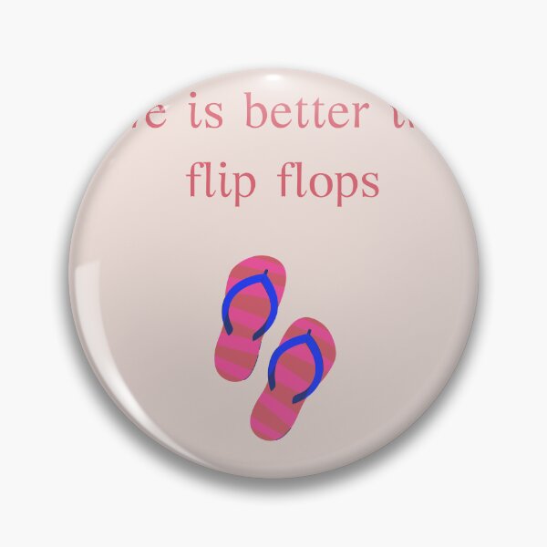 Item preview, Life Is Better In Flip Flops - Summer Beach Quote designed and sold by ArtbyAfroditi.