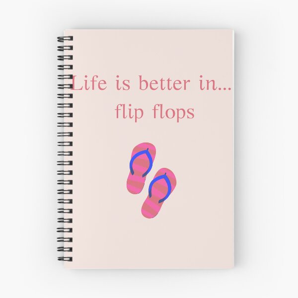 Item preview, Life Is Better In Flip Flops - Summer Beach Quote designed and sold by ArtbyAfroditi.