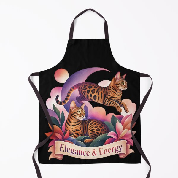 Item preview, Elegance & Energy – Aesthetic Bengal Cat Art designed and sold by Bengoer18.