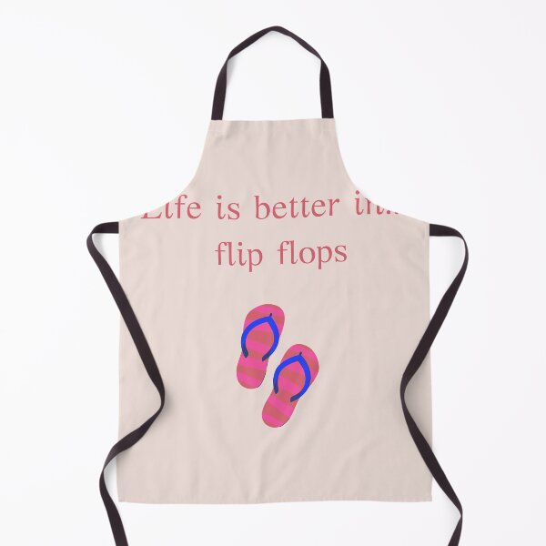 Item preview, Life Is Better In Flip Flops - Summer Beach Quote designed and sold by ArtbyAfroditi.
