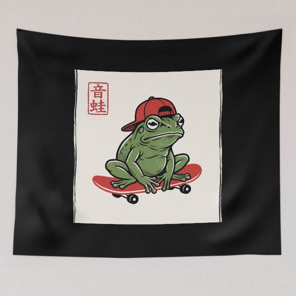 Item preview, Skater Frog Skateboard Enthusiast designed and sold by Doodleoub.