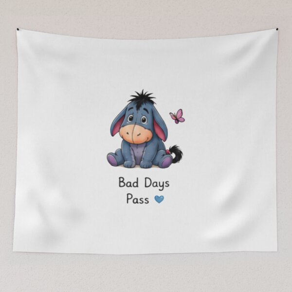 Item preview, Bad Days Pass Cute Donkey designed and sold by DailyDoodlesBySumbul.