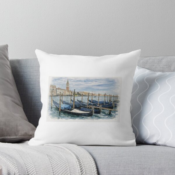 Item preview, Venice Gondolas Watercolour Scene designed and sold by Studio 4 Photo.