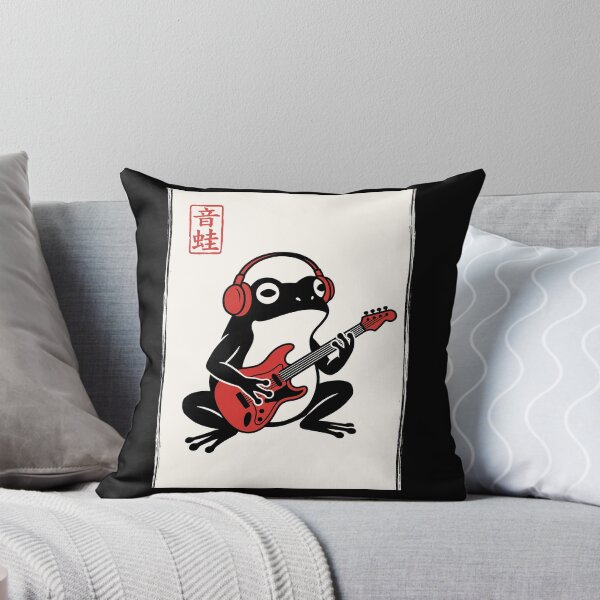 Item preview, Onkaeru Music Frog Guitarist Musician Animal Lover designed and sold by Doodleoub.