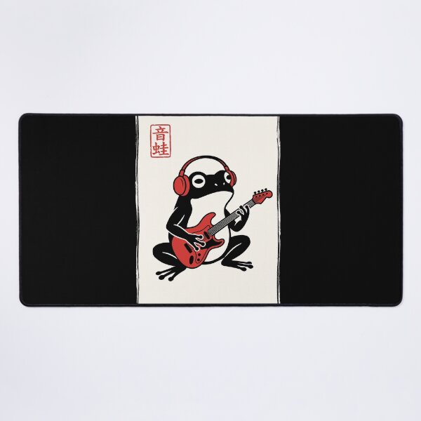 Item preview, Onkaeru Music Frog Guitarist Musician Animal Lover designed and sold by Doodleoub.