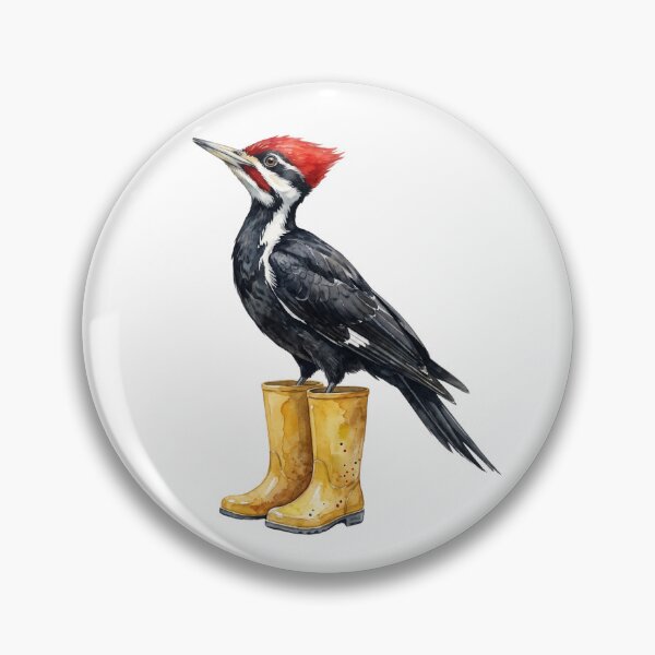 Item preview, Woodpecker Rain Boots designed and sold by Roy & Tiffany.