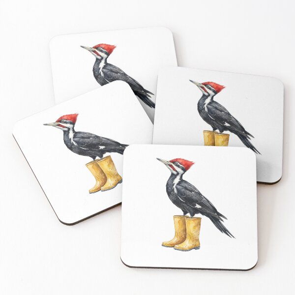 Item preview, Woodpecker Rain Boots designed and sold by Roy & Tiffany.
