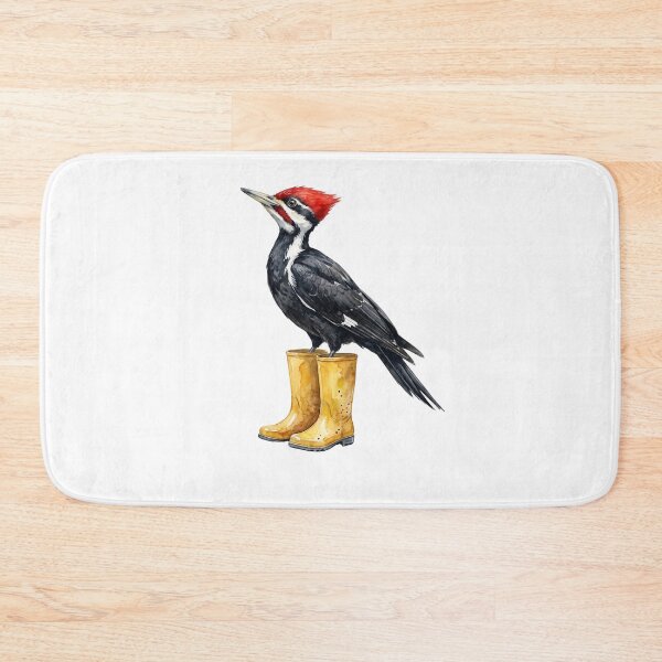 Item preview, Woodpecker Rain Boots designed and sold by Tiffany Roy.