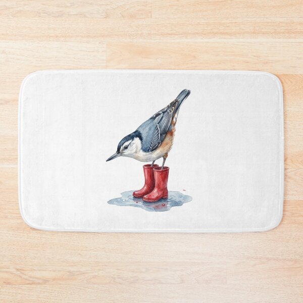 Item preview, Nuthatch Red Boots designed and sold by Roy & Tiffany.