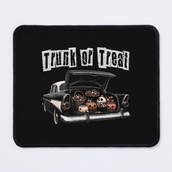Item preview, Trunk or Treat - Halloween Halftone Retro Car with Treats designed and sold by AnAzArt.