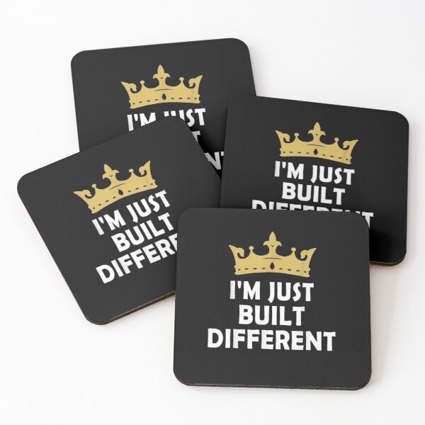 Item preview, I'm Just Built Different Vintage Retro Quote | Funny Motivational Graphic designed and sold by Gbriel3.