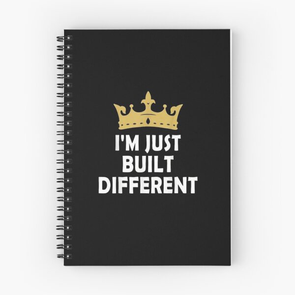 Item preview, I'm Just Built Different Vintage Retro Quote | Funny Motivational Graphic designed and sold by Gbriel3.
