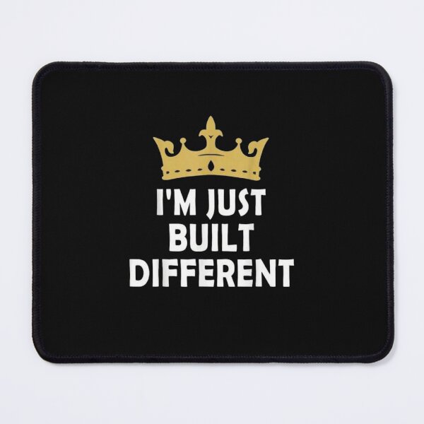Item preview, I'm Just Built Different Vintage Retro Quote | Funny Motivational Graphic designed and sold by Gbriel3.