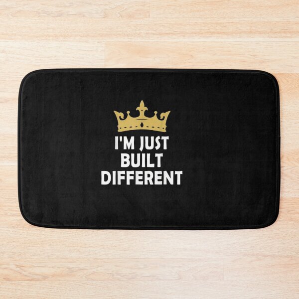 Item preview, I'm Just Built Different Vintage Retro Quote | Funny Motivational Graphic designed and sold by Gbriel3.