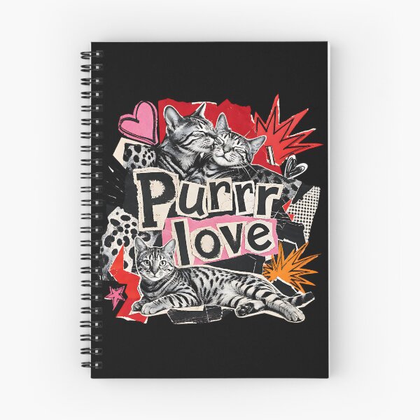 Item preview, Purrr Love – Punk Collage Bengal Cats designed and sold by Bengoer18.