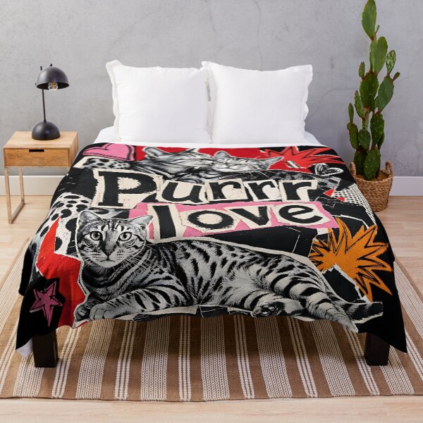 Item preview, Purrr Love – Punk Collage Bengal Cats designed and sold by Bengoer18.
