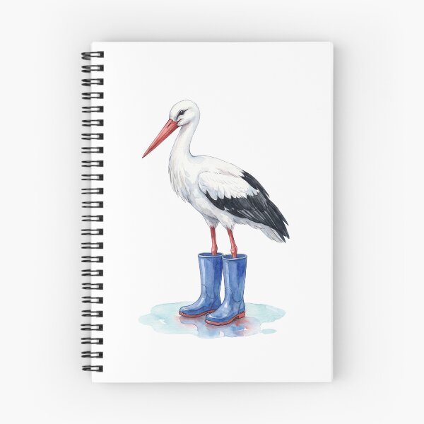 Item preview, Stork Blue Boots designed and sold by Tiffany Roy.