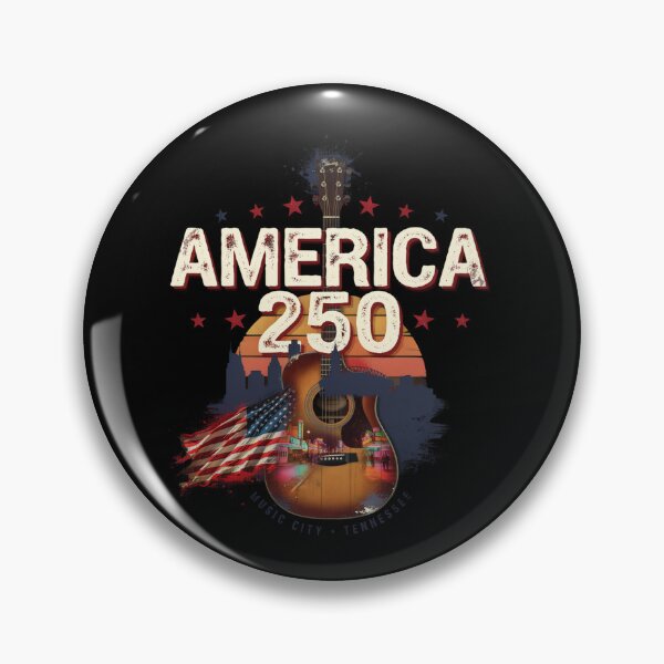 Item preview, America 250 Nashville Tennessee Music City Semiquincentennial 1776 - 2026 Guitar Flag v2 designed and sold by DarylWelsh2024.