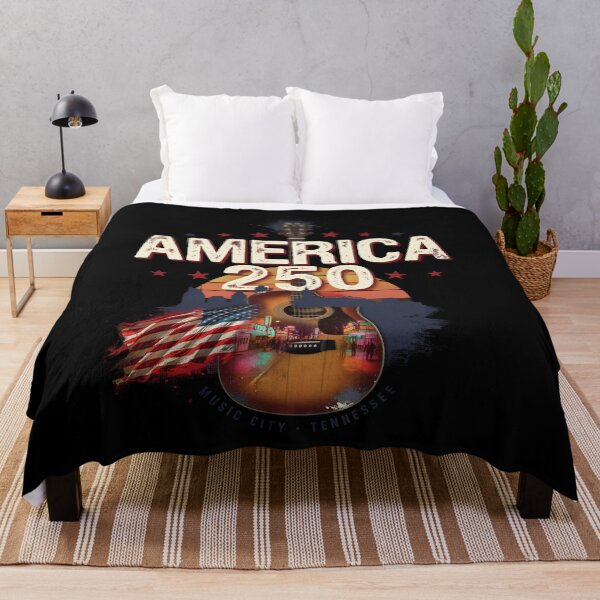 Item preview, America 250 Nashville Tennessee Music City Semiquincentennial 1776 - 2026 Guitar Flag v2 designed and sold by DarylWelsh2024.