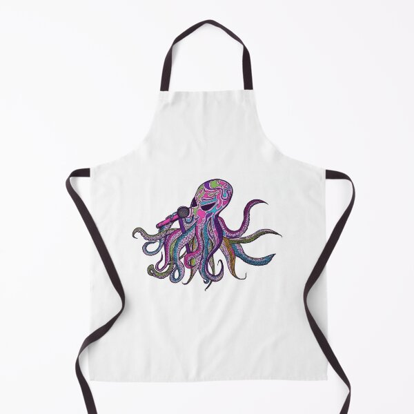 Item preview, Octopus singer - psychedelic art designed and sold by stardustelite.
