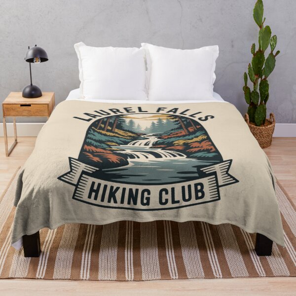 Item preview, Laurel Falls Hiking Club Vintage Badge – Retro Outdoor Adventure designed and sold by Globalcitytees.