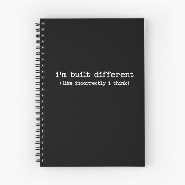 Item preview, I'm Just Built Different Vintage Retro Quote | Funny Motivational Graphic designed and sold by Gbriel3.