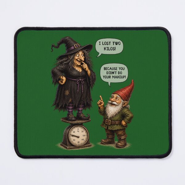 Item preview, Gnome Knows Best | Funny Witch Joke designed and sold by Alpine-Ink.