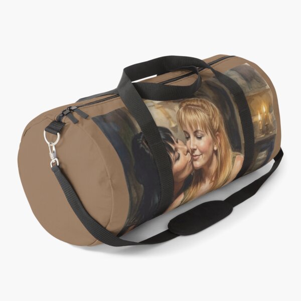 Item preview, Xena and Gabrielle Romantic Pottery Vintage Watercolor Art designed and sold by ElvisVintagePosters.