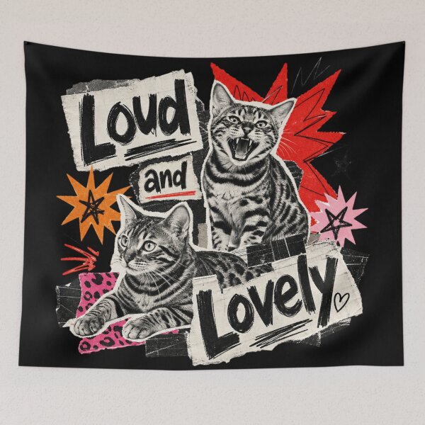 Item preview, Loud and Lovely – Cheeky & Loud Bengal Cat designed and sold by Bengoer18.