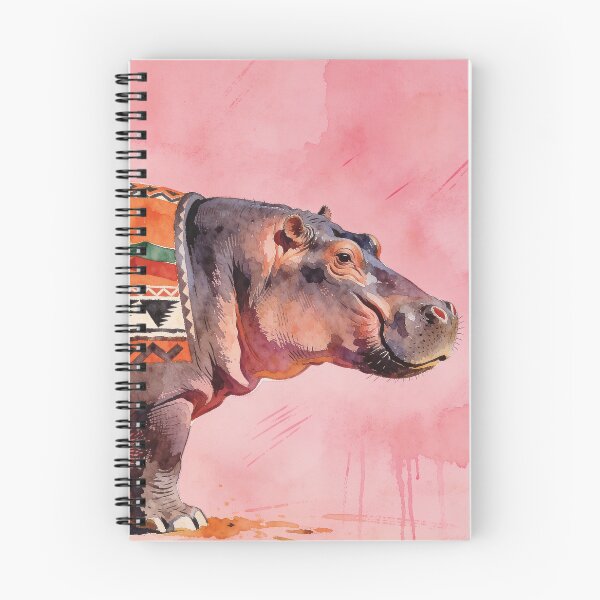 Item preview, "African Pop Art: Hippo" designed and sold by  BoomPoster.