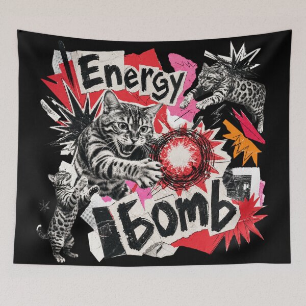 Item preview, EnergyBOMB! – Wild Bengal Cat Action designed and sold by Bengoer18.
