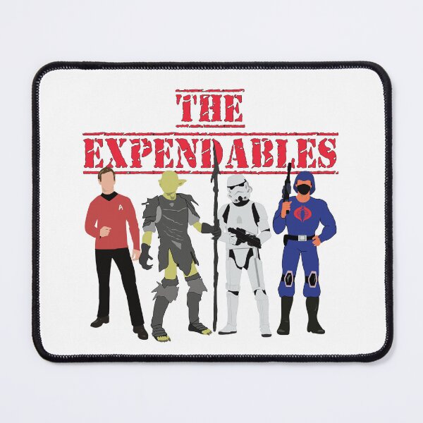 Item preview, The Expendables Mashup | Star Trek, Star Wars, LOR & G.I. Joe Fan Art Crossover designed and sold by All in Good Fun.