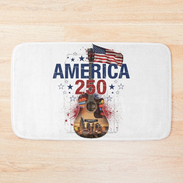 Item preview, America 250 Nashville Tennessee Music City Semiquincentennial 1776 - 2026 Guitar Flag v3 designed and sold by DarylWelsh2024.