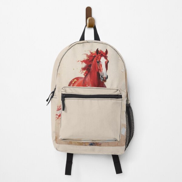 Item preview, Elegant Galloping Horses - Red horse 2 designed and sold by Lucia Amaris Art.