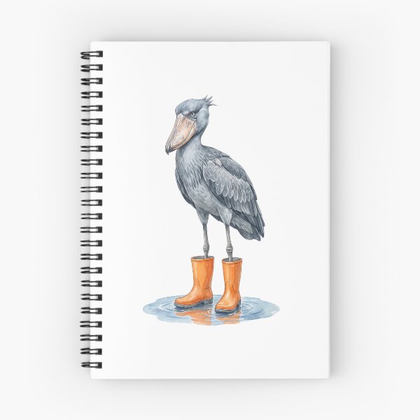 Item preview, Shoebill Stork Boots designed and sold by Tiffany Roy.