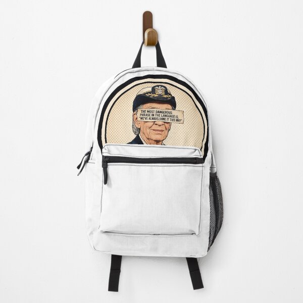 Item preview, Woman In STEM Grace Hopper - Most Dangerous Phrase Quote designed and sold by Neurospicy Trolls.