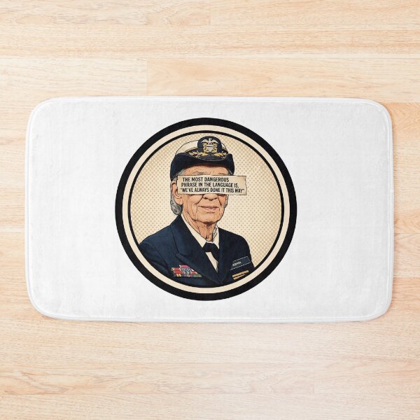 Item preview, Woman In STEM Grace Hopper - Most Dangerous Phrase Quote designed and sold by Neurospicy Trolls.