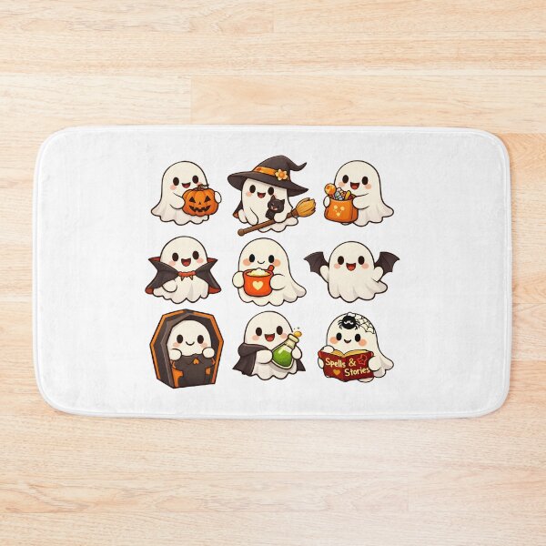 Item preview, Cute Halloween Ghost Sticker Pack Kawaii Spooky Boo Halloween Gift designed and sold by Artycom.