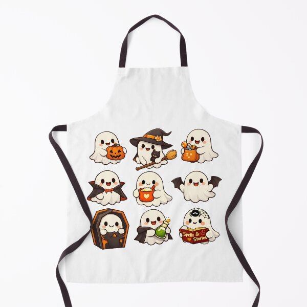 Item preview, Cute Halloween Ghost Sticker Pack Kawaii Spooky Boo Halloween Gift designed and sold by Artycom.