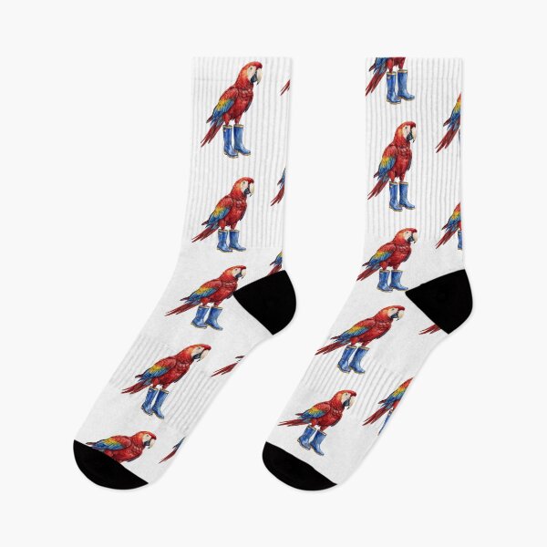 Item preview, Macaw Blue Boots designed and sold by Roy & Tiffany.