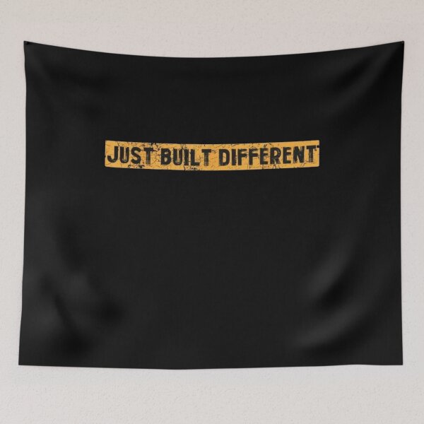Item preview, I'm Just Built Different Vintage Retro Quote | Funny Motivational Graphic designed and sold by Gbriel3.