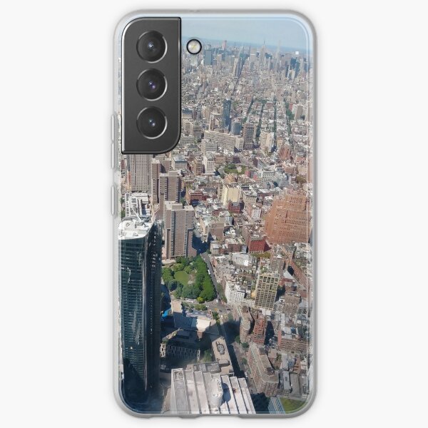 Aerial photography, New York City, Manhattan, Brooklyn, New York, streets, buildings, skyscrapers, #NewYorkCity, #Manhattan, #Brooklyn, #NewYork, #streets, #buildings, #skyscrapers, #cars Samsung Galaxy Soft Case