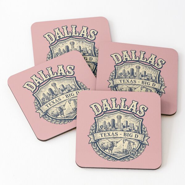 Item preview, Dallas Texas Big D Retro License Plate designed and sold by Normandy Road Heritage.