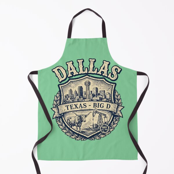Item preview, Dallas Texas Big D Retro License Plate designed and sold by Normandy Road Heritage.