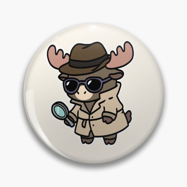 Item preview, Detective Moose: An moose is undercover on a mission designed and sold by Tinkalvo.