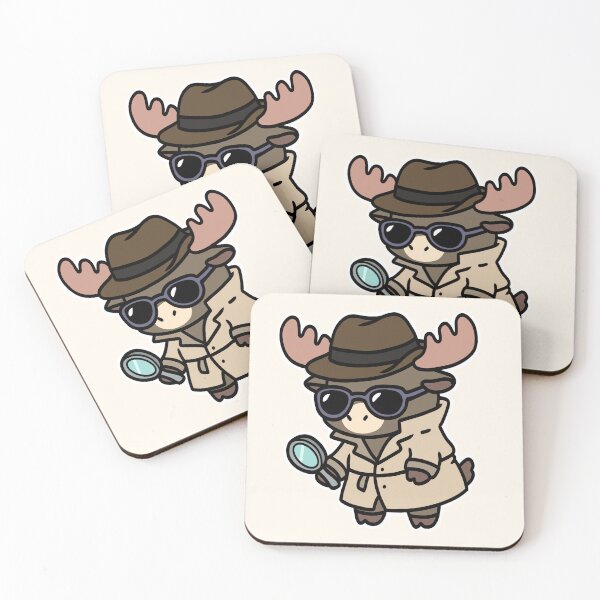 Item preview, Detective Moose: An moose is undercover on a mission designed and sold by Tinkalvo.