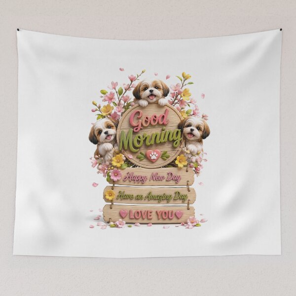 Item preview, Blooming Pawrise: A Good Morning Made with Love designed and sold by BlissBlvdShop.